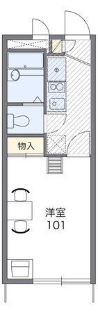 伽羅橋駅 徒歩8分 2階の物件間取画像